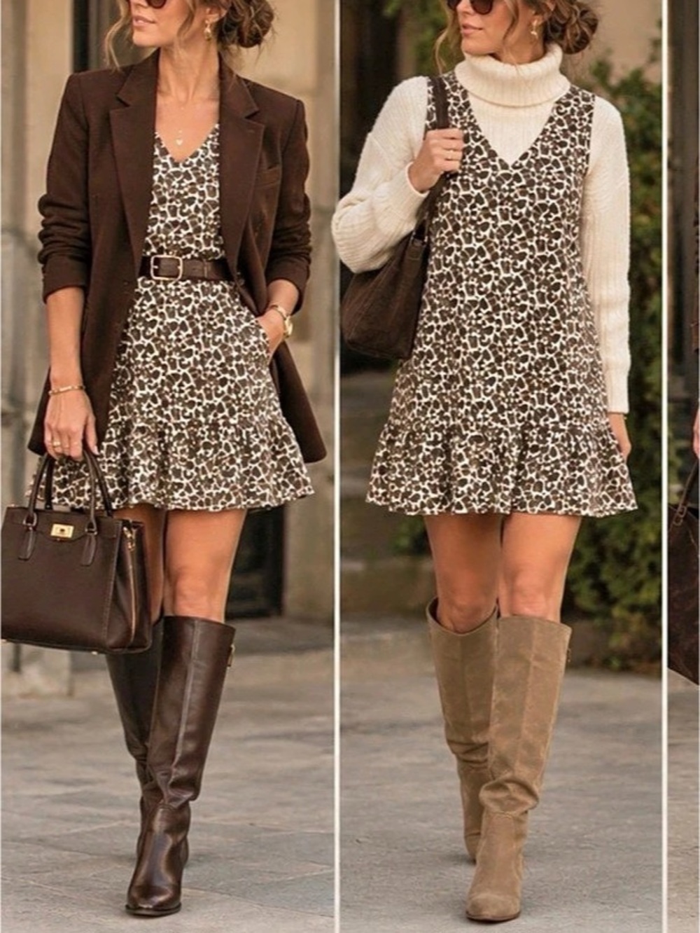 Lush Leopard Print Mini Dress Size Large NWOT